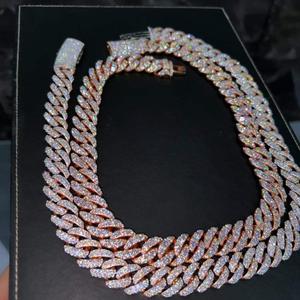Collier Chaîne Tennis en Argent Sterling 925 Premium avec Moissanite, Coupe Ronde Brillante Effet Diamant, Bijou Élégant, Idéal Cadeau - Product Image 6
