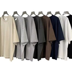 Camiseta Oversize de Algodón Orgánico 100% de 180g para Hombre, Cuello Redondo, Estampado Personalizado, Tejido Liso - Product Image 4
