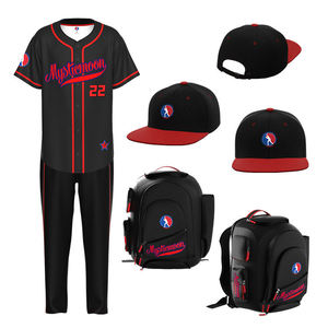 Conjunto Completo de Uniforme de Béisbol Personalizado, Transpirable, Tallas Grandes, Verano, Impresión Sublimada, OEM, Ropa Deportiva - Product Image 5