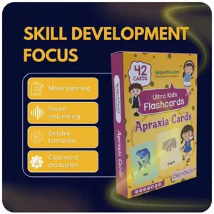Cartes mémoire SpeechGears Ultra Kids Apraxia, 42 cartes CVC et CVCCV, papier et carton, pour les enfants de 2-3 et 4-6 ans - Product Image 4
