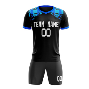 Kit de football respirant personnalisé, service OEM, maillots de football personnalisés, ensembles d'uniformes de football, design sublimé, kit d'uniformes de football - Product Image 2