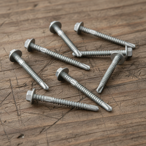 Tornillos de Cabeza Plana de Acero Cincado con Rosca Gruesa de Tamaño Métrico - Product Image 4