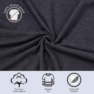 Camiseta Premium de Algodón para Hombre, 100% Algodón Orgánico Peinado, Suave y Transpirable, Top Básico para Uso Diario, Colores Sólidos, Alta Calidad - Product Image 5