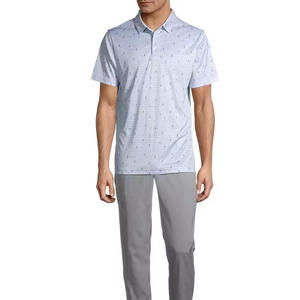 Performance Golf Polo <b>Shirt</b> with Moisture Wicking fabric and Sublimation Print Quick Dry Activewear Sublimation Men's T-<b>shirts</b> - Product Image 2