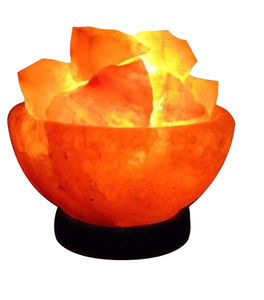 Lámpara de Sal del Himalaya de Alta Calidad 2026, Luz Nocturna en Forma de Bola, Piezas de Sal en Forma de Bola, Base de Madera Hecha a Mano, Artesanía Natural - Product Image 2