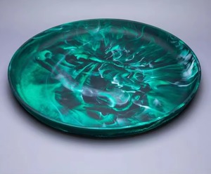 Latest Top Design resin serving <b>plate</b> <b>Large</b> Traditional Eco-Friendly Handmade Serving Platter Design Best Quality Resin <b>plate</b> - Product Image 3
