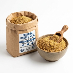 Farine de lin pour l'alimentation des poissons, farine de lin naturelle riche en protéines, fibres, oméga 3, qualité alimentaire animale, nutrition aquacole en vrac - Product Image 5