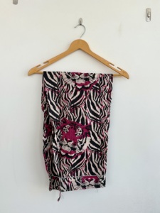 Conjunto de Pijama de Manga Larga con Estampado Animal, Cuello Camisero, 100% Algodón Tejido, Casual, Verano, Suave, Cierre de Botones - Product Image 4