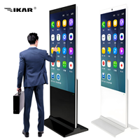 Kiosco Vertical con Pantalla Táctil/Sin Táctil para TV, Reproductor de Publicidad Interior 4K, Pantalla LED LCD HD para Señalización Digital