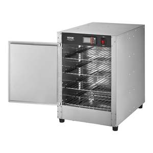 <b>Hot</b> <b>Box</b> 4-Tier Concession Pizza Warming Cabinet <b>Food</b> Warmer with Water Tray <b>for</b> Easy Holding & Serving Model D0100HRSC0P - Product Image 1