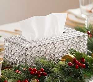Organisateur de vaisselle en métal et cristal, porte-serviettes décoratif, idéal pour le rangement de la vaisselle à la maison et au restaurant - Product Image 4