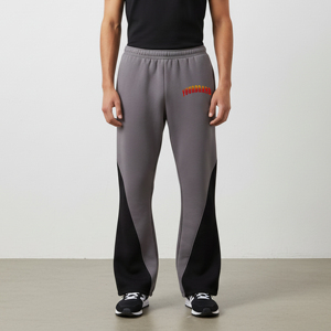 Custom Logo Flared Pants High Waist Stretch <b>Flare</b> Pants Fashion Streetwear OEM Manufacturer Supplier - Product Image 1