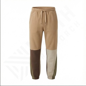 กางเกงวอร์มขาบานเข้ารูปสไตล์สตรีทแวร์สำหรับผู้ชายกางเกงวอร์มขาบานผ้าเฟรนช์เทอร์รี่ทรงสลิมฟิต - Product Image 2