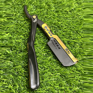 Custom Logo Stainless Steel Barber Folding <b>Razor</b> for Professional Grooming – Premium Lightweight Flip Straight <b>Razor</b> for Face - Product Image 2