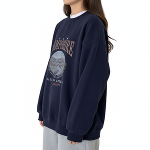 Sweat-shirt pour femmes, surdimensionné, imprimé, imperméable, coupe-vent, séchage rapide, personnalisable, OEM, vente en gros - Product Image 3