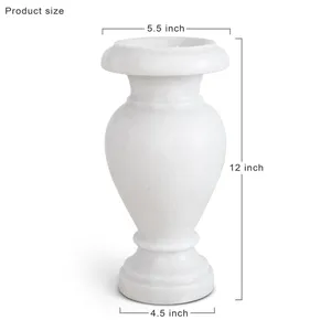 Pots et vases en marbre blanc pour une utilisation intérieure/extérieure à la maison et au jardin - Product Image 1