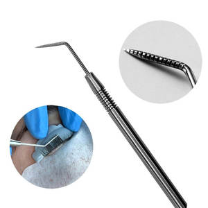 Pince à épiler carrée professionnelle en acier inoxydable pour rehaussement de cils, nettoyage, usage en salon et à domicile, prise en main facile, étanche et durable - Product Image 1
