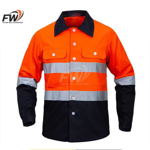 Camiseta de seguridad de alta visibilidad nueva, económica, lista para enviar, transpirable, ropa de trabajo para hombre, manga corta, reflectante, tipo polo. - Product Image 5