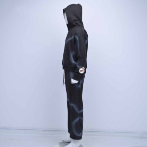 Factory MRI Made <b>Mens</b> Black Hooded Zip-Up Sweatshirt Regular Fit Cotton Polyester Material Casual Autumn Wear Hoodies <b>for</b> <b>Mens</b> - Product Image 6