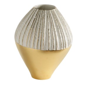 Luxury Gold <b>Ceramic</b> Pores Vase For Modern Home Decor High-End Hammered Textured Porcelain <b>Flower</b> <b>Pot</b> & Abstract Tabletop Accent - Product Image 2