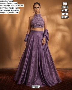 Lehenga rosa Noor - Product Image 2