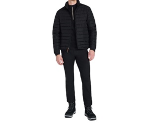 Chaqueta Acolchada Negra de Alta Calidad con Logotipo Personalizado, Chaqueta Abrigada para Hombre, Chaqueta Acolchada de Invierno para Mujer, Venta al Por Mayor - Product Image 6