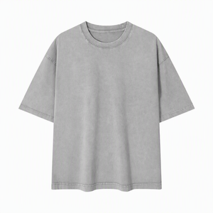 Camiseta de Manga Corta para Hombre, Corte Regular, Cuello Redondo, Informal, Tejido de Punto, 100% Algodón Jersey, 270g, Estilo Urbano, Ecológica, de Secado Rápido - Product Image 5