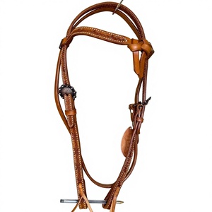 Durable Leather Western Bridle for Equestrian Use Full/Cob/ Sizes Custom Logo Accepted Wholesale Price - Product Image 1