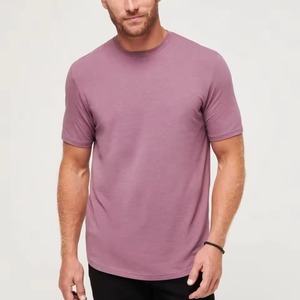 Camiseta de Algodón para Hombre, Cuello Redondo, Manga Corta, Estilo Casual, Básica, Tejido Suave y Transpirable, Logotipo Personalizado, OEM, ODM - Product Image 3