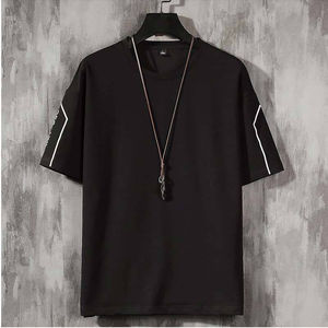 Nouveaux ensembles tendance pour hommes, deux pièces, 100% coton, shorts et t-shirt décontractés, style streetwear, 2 pièces - Product Image 4