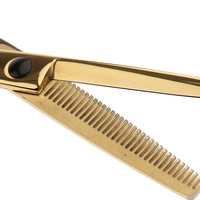 Tijeras Profesionales de Peluquería para Adelgazar el Cabello, de Acero Inoxidable Japonés de Alta Calidad, para Diestros, con Dientes Personalizables
