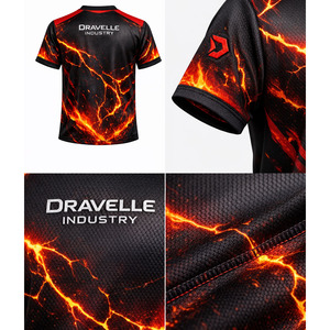 Camiseta Deportiva Personalizada con Impresión por Sublimación, Transpirable, de Malla de Poliéster, para Equipos, Clubes y Marcas, Industria Dravelle - Product Image 3
