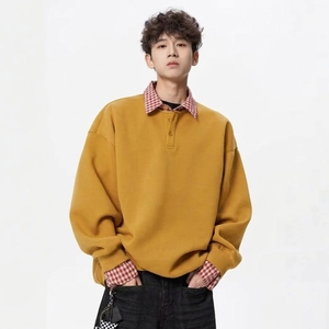 Wholesale Custom <b>Men's</b> Crewneck Pullover <b>Sweatshirt</b> Cotton Digital Print Loose Fit Knitted Long Sleeve Casual Autumn Streetwear - Product Image 2
