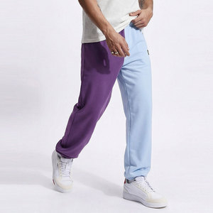Pantalones Deportivos para Hombre con Bloques de Color, Cintura Elástica, Corte Holgado Informal, Algodón de Peso Medio, para Primavera - Product Image 3