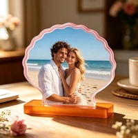 Molde de silicona para marco de fotos, forma de corazón, molde de resina epoxi para fundición, adorno de escritorio, herramienta DIY para pasteles