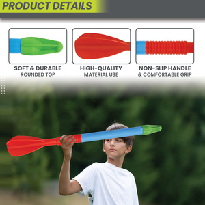 อุปกรณ์กีฬาสำหรับเด็ก Fly Jav Throw สำหรับฝึกซ้อมกีฬาในโรงเรียน ของเล่นฝึกขว้าง ของเล่นเด็กแบบถอดประกอบได้ จักรยานวิ่งเหยียบลม ของเล่นปาเป้า - Product Image 3
