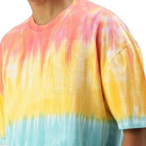 Camisetas Tie Dye de Última Moda en Venta, Camiseta Más Vendida Hecha de Algodón y Poliéster, Camiseta Tie Dye Personalizada - Product Image 6