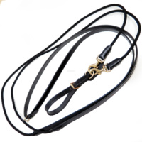Rênes de Cheval en Cuir Véritable Premium – Confortables, Durables, avec Logo Gaufré – Équipement d'Équitation
