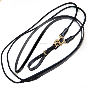 Rênes en cuir de qualité supérieure, accessoires pour chevaux, équipement d'équitation, logo embossé, design durable - Product Image 5