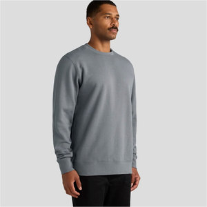 Sweat-shirt pour homme, minimaliste, uni, doublure brossée confortable, pour un style décontracté, basiques streetwear, sweat-shirt chaud - Product Image 3