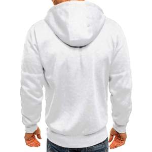 Ensemble de survêtement personnalisé avec logo brodé pour homme, 100% coton molletonné, sweat à capuche zippé, ensemble de jogging, vêtements de sport - Product Image 6