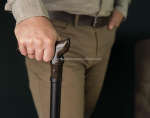 Standard International <b>Wooden</b> Walking <b>Stick</b> Sturdy 105cm Oak Cane 2cm Diameter - Product Image 4