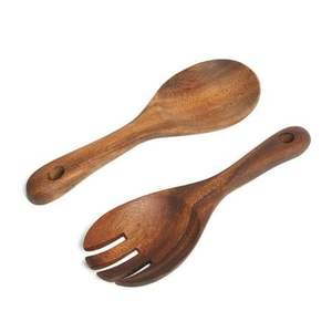 Cuchara Espátula de Cocina de Madera de Mango con Logotipo Personalizado, de Alta Calidad, Antiadherente, Ecológica, con Mango Largo, para Servir en Casa, Camping y Cocina - Product Image 2