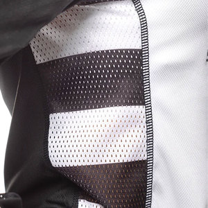 Jersey de Motociclismo Unisex de Manga Larga, Blanco y Negro, con Bloques de Color, de Secado Rápido, de Poliéster, para Carreras, para Adultos, para Todas las Estaciones - Product Image 3