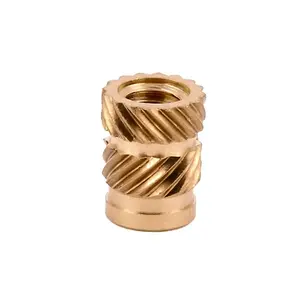 Insertos de Latón Termoplástico de Alta Calidad para Moldeo por Inyección de Plástico y Moldeo Rotacional, Fijaciones Roscadas Precisas - Product Image 1