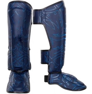 Espinilleras de Boxeo de Cuero PU, Espinilleras de MMA, Espinilleras de Muay Thai, Espinilleras de Karate, Personalizadas, Precio al por Mayor OEM - Product Image 1