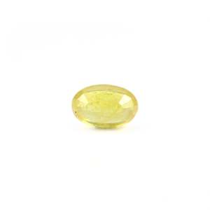 Oval Cut 2.25 Carat Yellow Sapphire Loose Gemstone for Fine Jewelry - Product Image 2
