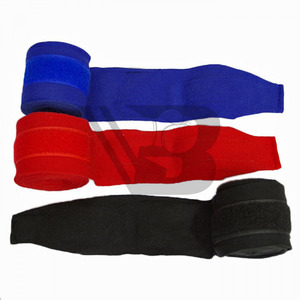 MMA Boxing <b>Hand</b> Wraps 180 Inches Polyester & Neoprene Snap Closure Thumb Loop for Martial Arts Kickboxing Muay Thai Combo Set - Product Image 4