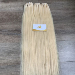Extensiones de Cabello Remy Vietnamita 100% Virgen Genius Weft, Color Ombre Claro, Cutícula Alineada, con Cinta Adhesiva Decolorada - Product Image 1