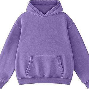 เสื้อฮู้ดโอเวอร์ไซส์สำหรับผู้หญิง ผ้าถักนิตติ้ง 100% ผ้าฝ้าย สีพื้น ระบายอากาศได้ดี แห้งเร็ว เป็นมิตรกับสิ่งแวดล้อม สไตล์สตรีทแวร์ สำหรับฤดูหนาว - Product Image 5